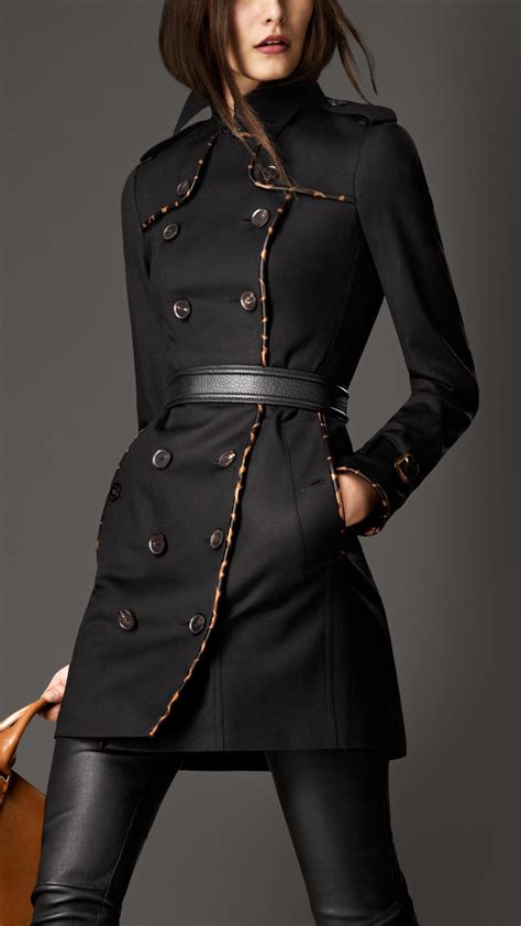 leather coat burberry|women's burberry coat.